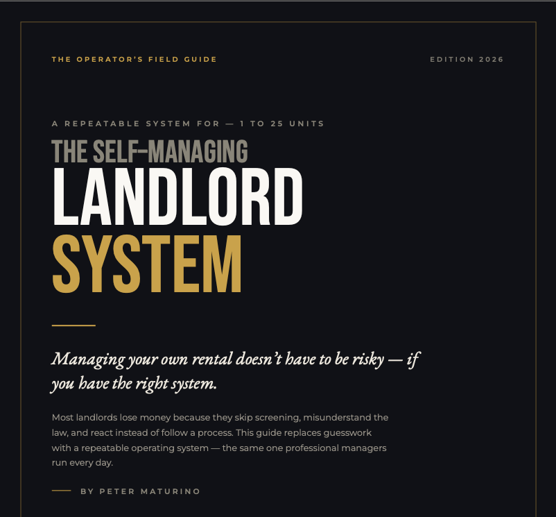 The Self-Managing Landlord System